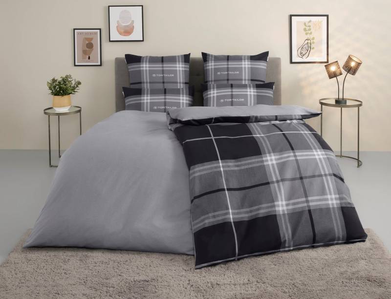 TOM TAILOR HOME Wendebettwäsche Eric in Gr. 135x200 oder 155x220 cm, Biber, 3 teilig, mit Reißverschluss, mit GRATIS-Zugabe: Sportbeutel aus 100% Baumwolle TOM TAILOR HOME Wendebettwäsche Eric in Gr. 135x200 oder 155x220 cm, Biber, 3 teilig, mit Reißverschluss, mit GRATIS-Zugabe: Sportbeutel aus 100% Baumwolle von TOM TAILOR HOME