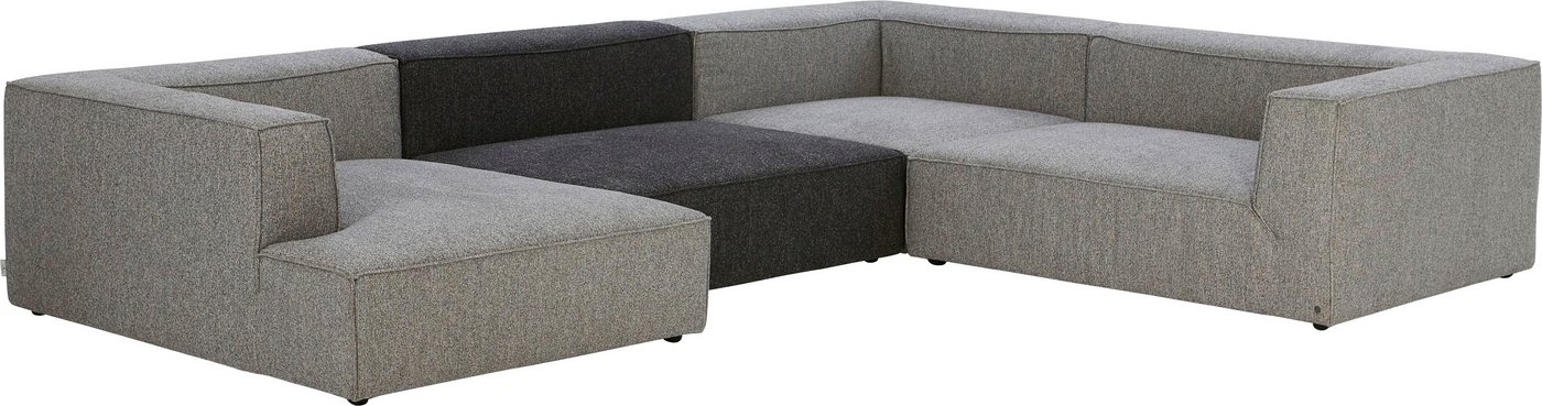 TOM TAILOR HOME Wohnlandschaft BIG CUBE, Elementengruppe aus 4 Sofaelementen, wahlweise mit Kissen von TOM TAILOR HOME