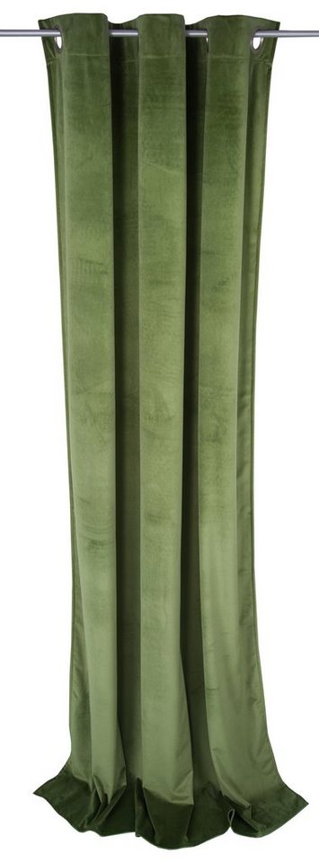 TOM TAILOR HOME Vorhang FRENCH VELVET, Ösen (1 St), blickdicht, Wirkware von TOM TAILOR HOME