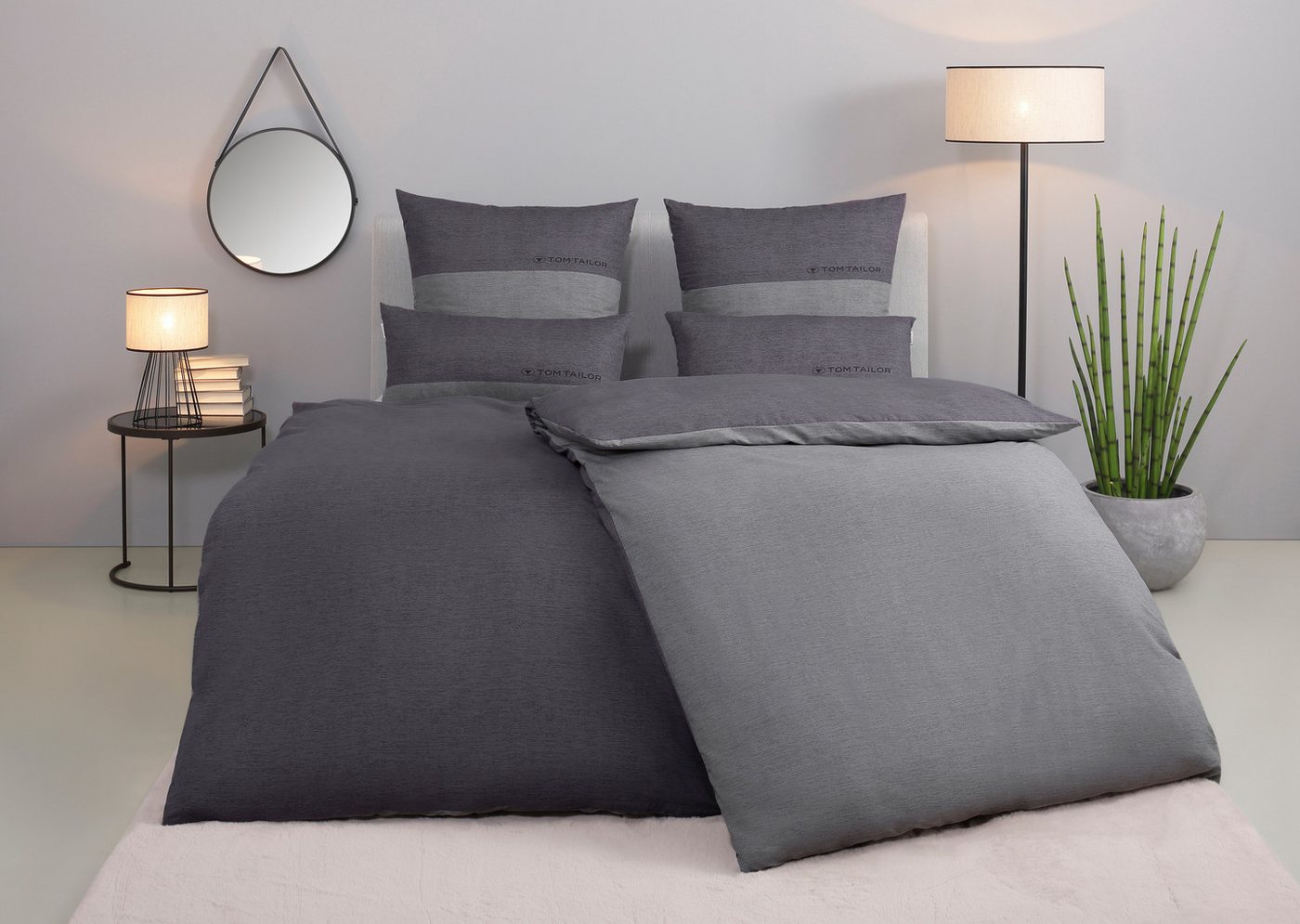 TOM TAILOR HOME Bettwäsche Henry, Renforcé, 3 teilig, Bettwäsche aus Baumwolle, mit GRATIS-Zugabe: Sporthandtuch TOM TAILOR HOME Bettwäsche Henry, Renforcé, 3 teilig, Bettwäsche aus Baumwolle, mit GRATIS-Zugabe: Sporthandtuch von TOM TAILOR HOME