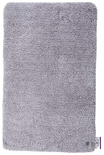 Badezimmerteppich | Badematte | Oekotex | Waschbar | 70 x 120 cm; Farbe: Silber | Tom Tailor - Soft Bath von TOM TAILOR