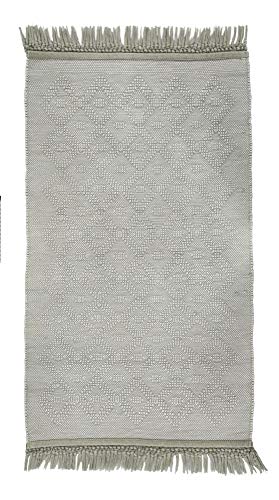 Badezimmerteppich Vintage | Badematte | Oekotex | Waschbar | 100% Baumwolle | 70 x 160 cm; Farbe: Grün | Tom Tailor - Vintage Wash von TOM TAILOR