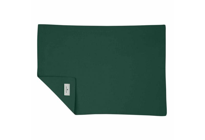 TOM TAILOR Platzset DOVE Tisch Set, (Spar-Set, 6-St), 35 x 50 cm in Flaschengrün von TOM TAILOR