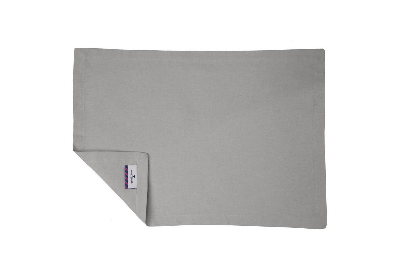 Platzset, DOVE Tisch Set 6 teilig, TOM TAILOR, (6-St), 35 x 50 cm in Grau von TOM TAILOR