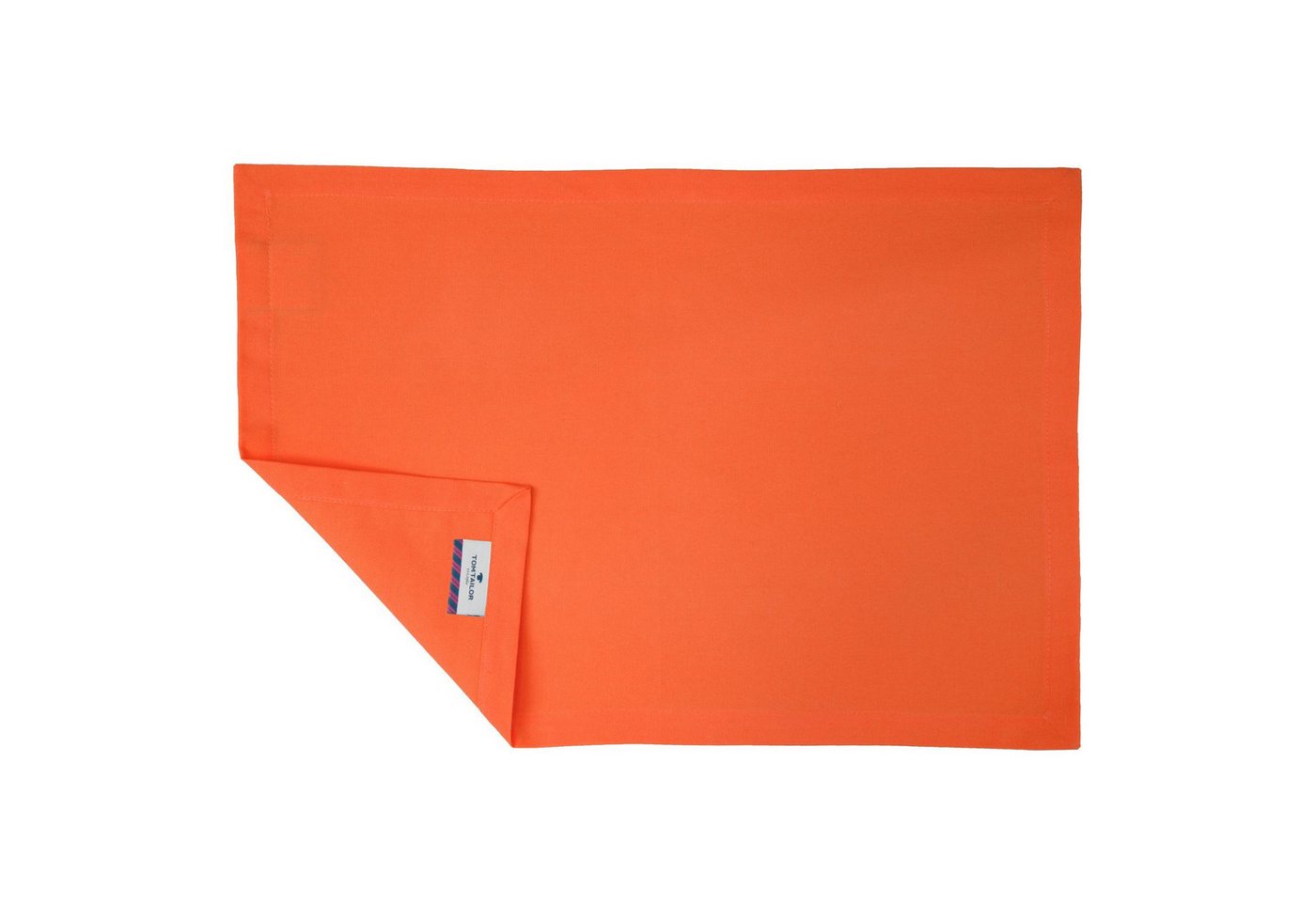 Platzset, DOVE Tisch Set 6 teilig, TOM TAILOR, (6-St), 35 x 50 cm in Orange von TOM TAILOR