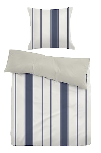 TOM TAILOR 0007709 Bettwäsche Garnitur mit Kopfkissenbezug Flanell Harper 1x 135x200 cm + 1x 80x80 cm, Stone TOM TAILOR 0007709 Bettwäsche Garnitur mit Kopfkissenbezug Flanell Harper 1x 135x200 cm + 1x 80x80 cm, Stone von TOM TAILOR