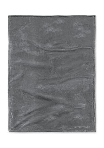 TOM TAILOR 0237798 Wohndecke Angorina-Fleece Microfaser Super Soft 1x 150x200 cm anthracite von TOM TAILOR