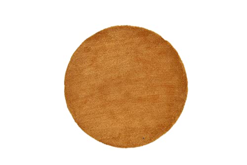 Cozy | Teppich aus 100% Polyester | handgetuftet | Größe: 140 cm rund | Farbe: Gold | Tom Tailor | von TOM TAILOR
