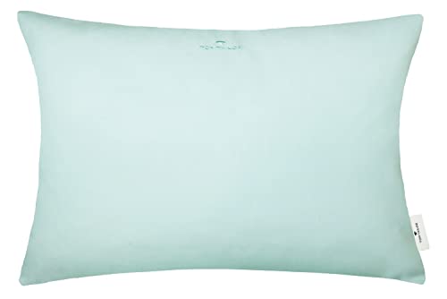 TOM TAILOR Deko Kissen Dove Signature • 2er Set Kissenbezug 40x60 Jade-Mint • Deko Wohnzimmer • ohne Füllung • Pflegeleichte Kissenhülle von TOM TAILOR
