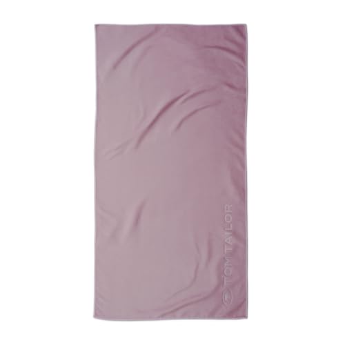 TOM TAILOR Fitnesstuch, 70x140 cm, 80% Polyester, 20% Polyamid/ Microfaser, mit feiner Kettelnaht und Logoprägung, SPORTS TOWEL Lila (Cozy Mauve) von Klaus Herding GmbH