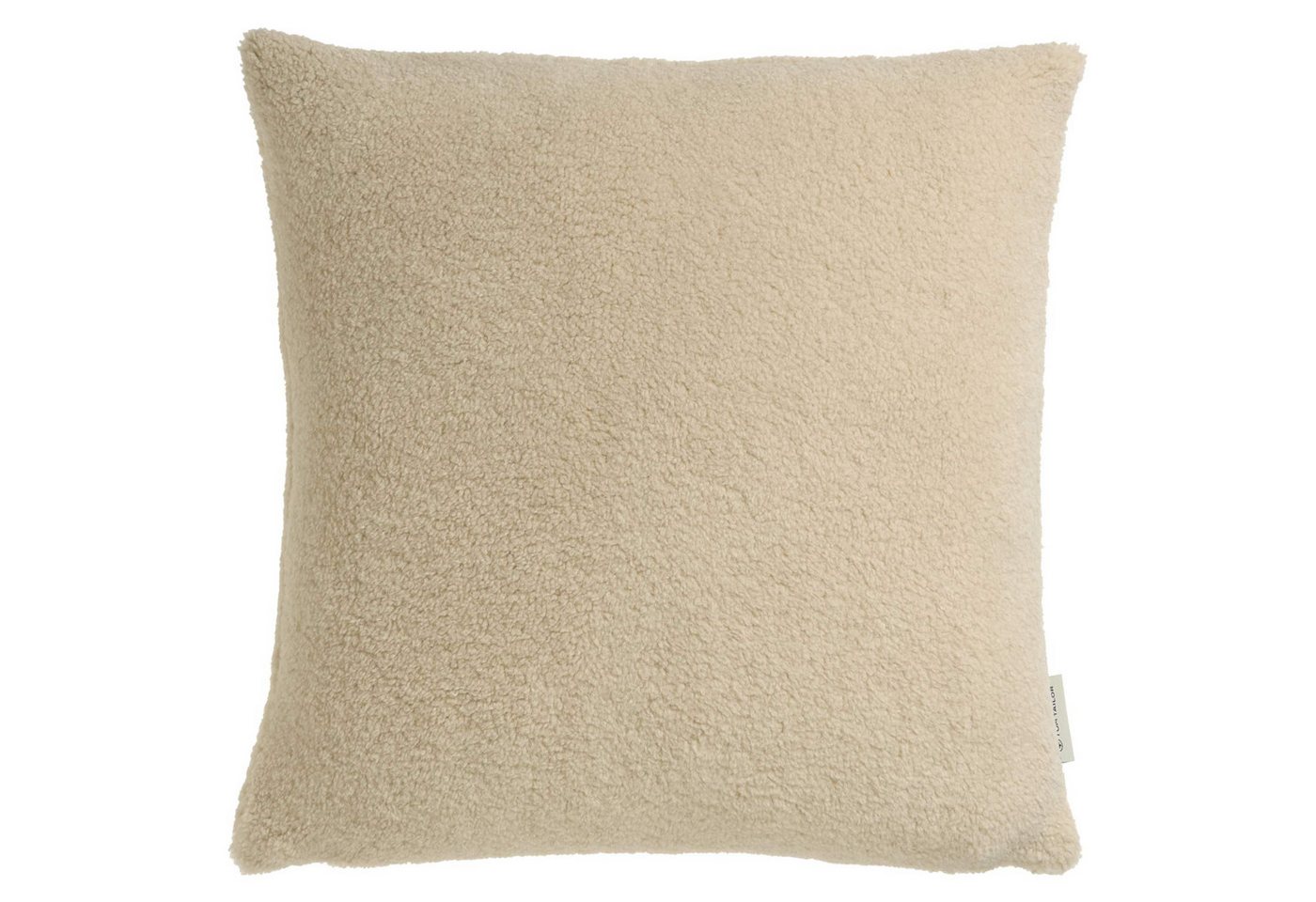 TOM TAILOR Kissenhülle TEDDY Zierkissenhülle, (1 Stück), 45 x 45 cm in Beige von TOM TAILOR