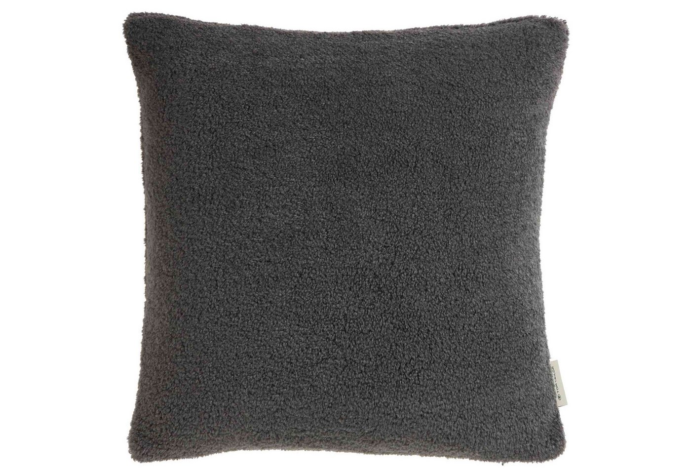 TOM TAILOR Kissenhülle TEDDY Zierkissenhülle, (1 Stück), 45 x 45 cm in Grau von TOM TAILOR