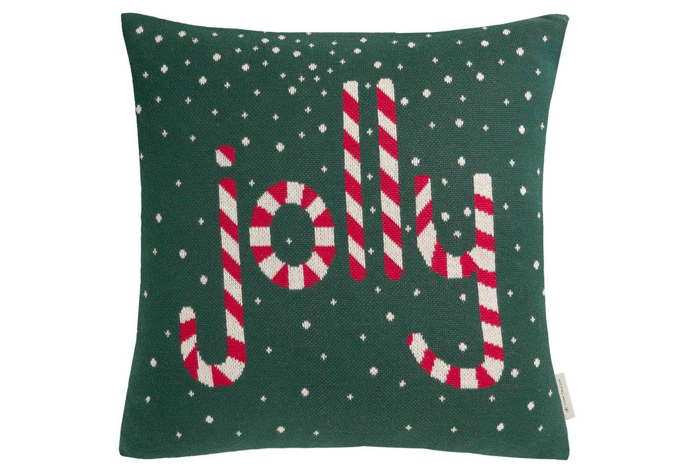 TOM TAILOR Kissenhülle WEIHNACHTSKISSEN Zierkissenhülle, (1 Stück), 45 x 45 cm in Grün von TOM TAILOR