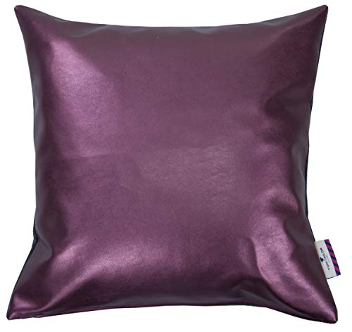 Tom Tailor T-Coated Kissenhülle, Stoff, Aubergine, 40 x 40 cm von TOM TAILOR