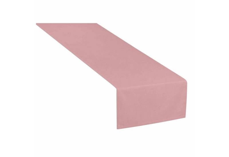 TOM TAILOR Tischläufer DOVE Blickdichter Tischläufer (1-tlg), 50 x 150 cm in Rosa von TOM TAILOR