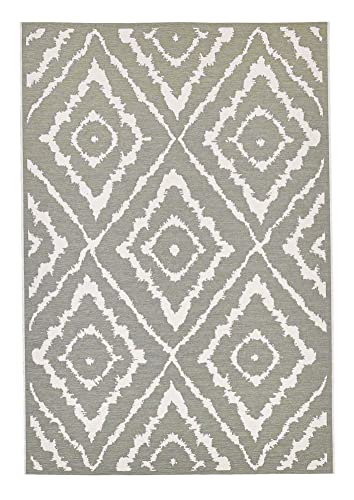 Teppich aus 100% Polyeseter; maschinell gewebt | Größe: 70 x 120 cm; Farbe: Grün | Tom Tailor - Garden von TOM TAILOR