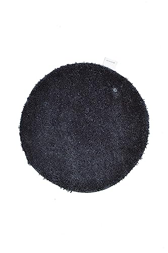 Teppich aus 100% Polyester; handgetuftet | Größe: 90 cm rund; Farbe: Anthrazit | Tom Tailor - Cozy Bath von TOM TAILOR