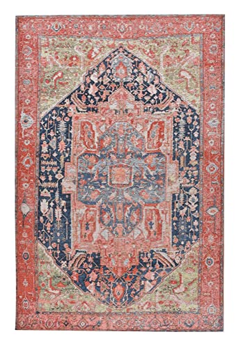 TOM TAILOR Teppich aus 80% Polyester / 20% Baumwolle; maschinell gewebt | Größe: 115 x 180 cm; Farbe: Bunt Funky Orient von TOM TAILOR