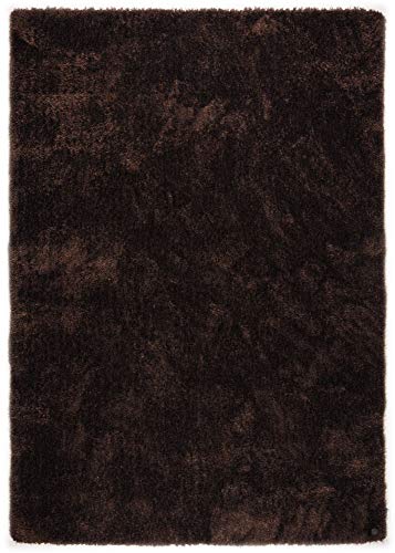Tom Tailor Teppich handgetuftet Dunkelbraun Größe 50x80 cm von TOM TAILOR