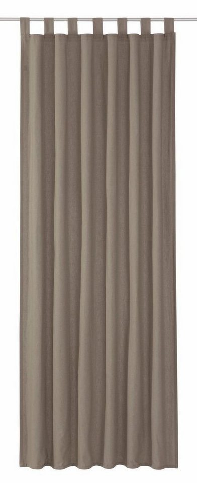 Vorhang Tom Tailor Dove grau Schlaufenschal 140x255cm, TOM TAILOR von TOM TAILOR