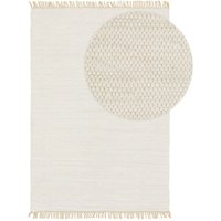 Benuta Basic Baumwollteppich TOM Creme 120x170 cm - Handgewebter Wohnzimmer Teppich - 100% Recycelte Baumwolle - Für Fußbodenheizung geeignet Benuta Basic Baumwollteppich TOM Creme 120x170 cm - Handgewebter Wohnzimmer Teppich - 100% Recycelte Baumwolle - Für Fußbodenheizung geeignet von TOM