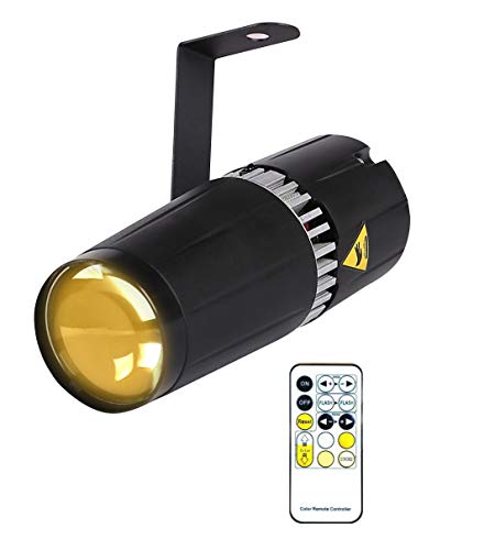 TOM, LED-Pinspot-Phasenlicht, 6 W, doppelt weiß/kaltweiß & warmweiß, Funkfernbedienung von TOM