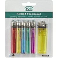 Reibradfeuerzeuge 6er Blister Reibradfeuerzeuge - TOM Reibradfeuerzeuge 6er Blister Reibradfeuerzeuge - TOM von TOM