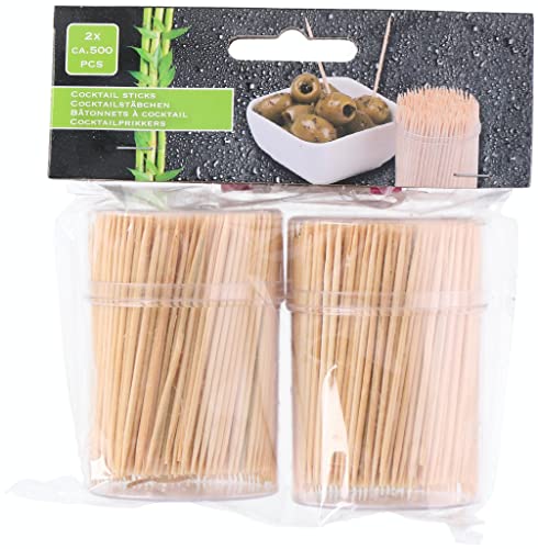TOM cocktailstäbchen 5 cm Holz braun 1000 Stück von TOM