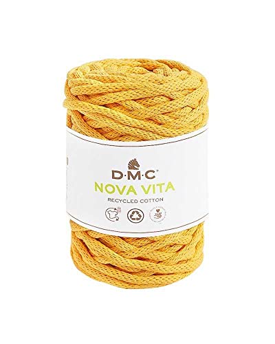 Garn Nova Vita DMC Kordel Makramè Häkelnetz 250 gr - Gelb von TOMASELLI MERCERIA