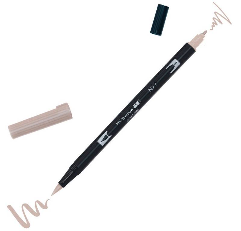 TOMBOW Pinsel Tombow ABT-N79ABT Dual Brush Pen N79 warm gray 2 von TOMBOW