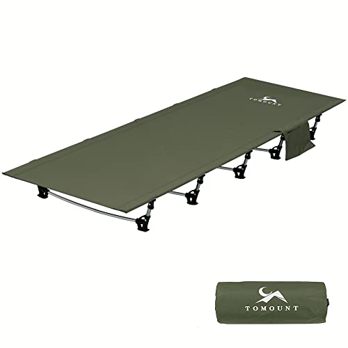 TOMOUNT Feldbett Ultraleichtes Klappbett aus Aluminium Kompaktes tragbares Campingliege einfach zu Bauen belastbare Campingbett für Zelten, Outdoor Wanderung, Reisen, Strand - Grün TOMOUNT Feldbett Ultraleichtes Klappbett aus Aluminium Kompaktes tragbares Campingliege einfach zu Bauen belastbare Campingbett für Zelten, Outdoor Wanderung, Reisen, Strand - Grün von TOMOUNT