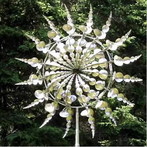 Magical Metal Windmill Spinner, Kinetic Garden Decoration on The Courtyard Terrace - Magical Windmill von TOMYEUS