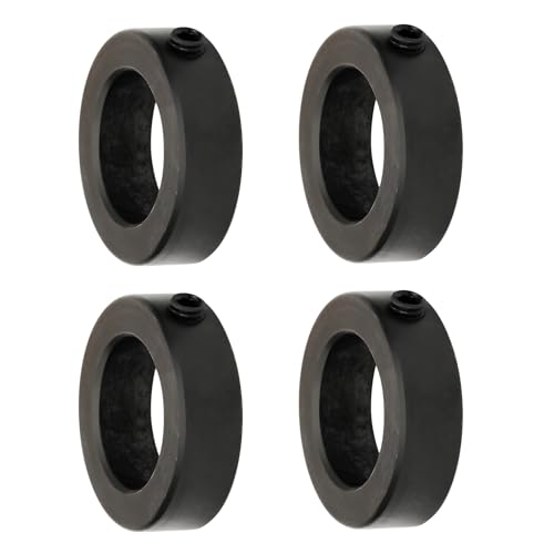 TONAUP Stellringe 20mm, 4 Stück Stellring Achse, Schwarz Achskappen Schubkarrenrad mit Welle für Sackkarren Reifen Bollerwagen TONAUP Stellringe 20mm, 4 Stück Stellring Achse, Schwarz Achskappen Schubkarrenrad mit Welle für Sackkarren Reifen Bollerwagen von TONAUP