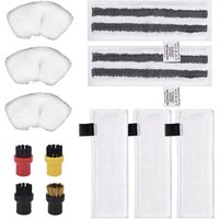 12 Stück Mikrofasertücher, Zubehör kompatibel mit Kärcher Easyfix SC2 SC3 SC4 SC5 Dampfreiniger von TONCHEAN