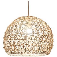 25cm Kronleuchter Pendelleuchte Ländlicher Stil Retro Handgewebte Rattan Hängelampe Bambus Lampenschirm Höhenverstellbare Deckenlampe für Wohnzimmer 25cm Kronleuchter Pendelleuchte Ländlicher Stil Retro Handgewebte Rattan Hängelampe Bambus Lampenschirm Höhenverstellbare Deckenlampe für Wohnzimmer von TONCHEAN