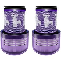 Tonchean - 2er-Pack Ersatzfilter für Dyson V12 Detect Slim Akku-Staubsauger 971517-01, waschbar von TONCHEAN
