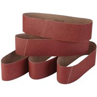 5er Set Feinkorund Schleifbänder 100 x 915 cm Körnung 60/80/120/240/320 von TONCHEAN