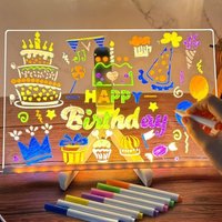 Acryl-LED-Leuchttafel, LED-Leuchttafel mit Farben, LED-Schreibtafel, LED-Schreibtafeln, abwaschbare Schreibtafeln, mit übertragbarem Aufkleber, für Acryl-LED-Leuchttafel, LED-Leuchttafel mit Farben, LED-Schreibtafel, LED-Schreibtafeln, abwaschbare Schreibtafeln, mit übertragbarem Aufkleber, für von TONCHEAN