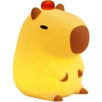 Capybara-Nachtlicht, weiche und niedliche LED-Tierlampe, dimmbares Nachtlicht für Kinder, wiederaufladbare Nachttischlampe mit Touch-Funktion, von TONCHEAN