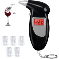 Tonchean - Digitaler Alkoholtester, tragbarer Alkoholtester mit LCD-Display, universelle Passform, schnell reagierender Alkoholtester – Kunststoff, von TONCHEAN