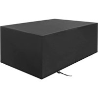 Gartenmöbel-Abdeckung, rechteckige Gartentisch-Abdeckung, wasserdichte und UV-beständige Möbelabdeckung, 210D PVC-Oxford-Gewebe, Outdoor-Plane (213 x Gartenmöbel-Abdeckung, rechteckige Gartentisch-Abdeckung, wasserdichte und UV-beständige Möbelabdeckung, 210D PVC-Oxford-Gewebe, Outdoor-Plane (213 x von TONCHEAN