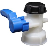Tonchean - Gartenset ibc Adapter DN40 62mm Grobgewinde Kugelhahn Auslaufventil Regenwassertank für ibc Behälter Einzelschlauchverbinder Tonchean - Gartenset ibc Adapter DN40 62mm Grobgewinde Kugelhahn Auslaufventil Regenwassertank für ibc Behälter Einzelschlauchverbinder von TONCHEAN