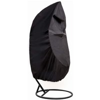 Hängesessel-Abdeckung – 210D wasserdichte Hängesessel-Abdeckung – UV- und Staubschutz – 190 x 115 cm Hängesessel-Abdeckung, Schwarz von TONCHEAN