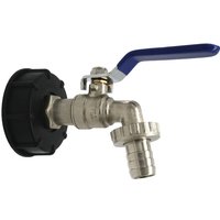 Tonchean - ibc Tank Ablaufadapter S60x6 Zapfhahn 3/4'' ibc Tank Hahnadapter Tankadapter Wassertankadapter Kugelhahn von TONCHEAN