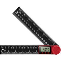 Tonchean - Kilometerzähler, digitaler Winkelmesser, digitales Winkellineal, 360°-Digital-Goniometer mit großem LCD-Display, Lineal-Messwerkzeug (200 von TONCHEAN
