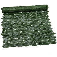 Tonchean - Künstlicher Efeublattzaun, Gartenzaun für den Außenbereich, Einbruchschutz, dekorativer grüner Wandzaun, Kunstgrastapete, 100 x 300 cm von TONCHEAN