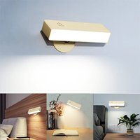 LED-Wandleuchte für den Innenbereich, kabellos dimmbar, Touch-Steuerung, einstellbare Helligkeit, 360°-Drehung für batteriebetriebene LED-Wandleuchte LED-Wandleuchte für den Innenbereich, kabellos dimmbar, Touch-Steuerung, einstellbare Helligkeit, 360°-Drehung für batteriebetriebene LED-Wandleuchte von TONCHEAN