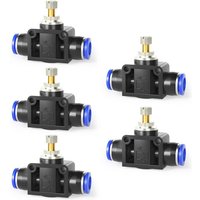 Tonchean - Luftstromregelventile mit 8 mm Außendurchmesser und Steckanschluss, gerader Drehzahlregler (SA8) von TONCHEAN