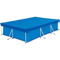 Tonchean - Rechteckige Poolabdeckung, rechteckiger Pool, schützende Poolabdeckung, Luftpolsterfolie für Röhrenpools, blaue Regenabdeckung (221 x 150 von TONCHEAN