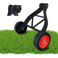 Stützräder für Freischneider, Motorsensen, Handfreischneider, verstellbare Stützräder Freischneider-Zubehör Rasenmäher Fadentrimmer von TONCHEAN